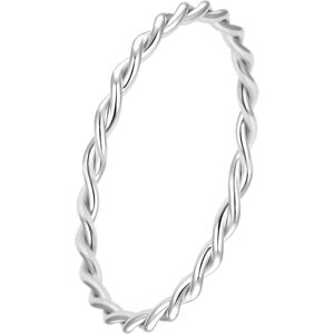 Beneto, Ring, Minimalist silver twisted ring AGG315L - Circuit: 50 mm, (50, 925 Silber) Beneto, Ring, Minimalist silver twisted ring AGG315L - Circuit: 50 mm, (50, 925 Silber)