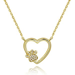 Beneto, Halsschmuck, Gold necklace Love for a pet AGS702 / 48-GOLD Beneto, Halsschmuck, Gold necklace Love for a pet AGS702 / 48-GOLD