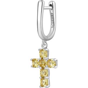 Brosway, Ohrringe, Silver single earrings Cross Fancy Energy Yellow FEY09 Brosway, Ohrringe, Silver single earrings Cross Fancy Energy Yellow FEY09