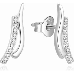 Beneto, Ohrringe, Elegant longitudinal earrings with zircons AGUP1789L (L) Beneto, Ohrringe, Elegant longitudinal earrings with zircons AGUP1789L (L)