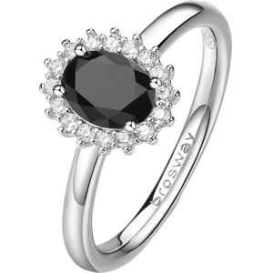 Brosway, Ring, Elegant silver ring Fancy Mystery Black FMB75 - Circuit: 50 mm, (50, 925 Silber) Brosway, Ring, Elegant silver ring Fancy Mystery Black FMB75 - Circuit: 50 mm, (50, 925 Silber)