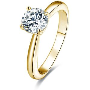 Beneto, Ring, Gold plated silver ring with AGG202 crystals - Circuit: 52 mm (L), (52, 925 Silber) Beneto, Ring, Gold plated silver ring with AGG202 crystals - Circuit: 52 mm (L), (52, 925 Silber)