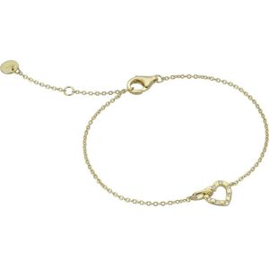 Esprit Armschmuck, Romantic gilded bracelet with heart and zircons ESBR01321217 Esprit Armschmuck, Romantic gilded bracelet with heart and zircons ESBR01321217