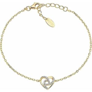 Amen, Armschmuck, Romantic gold-plated heart bracelet Love BRHHGBZ Amen, Armschmuck, Romantic gold-plated heart bracelet Love BRHHGBZ