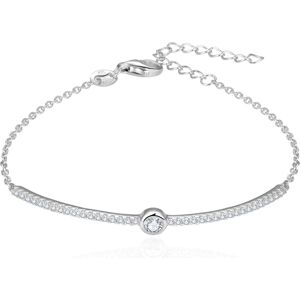 Beneto, Armschmuck, Elegant silver bracelet with zircons AGB628 / 21 Beneto, Armschmuck, Elegant silver bracelet with zircons AGB628 / 21