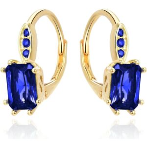 Beneto, Ohrringe, Silver earrings with blue crystal AGUC3350DB-GOLD Beneto, Ohrringe, Silver earrings with blue crystal AGUC3350DB-GOLD
