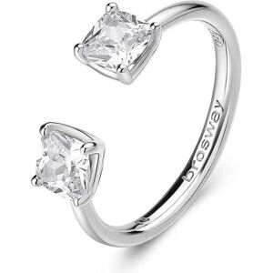 Brosway, Ring, Fancy Infinite White FIW16 Open Silver Ring - Circuit: 50mm, (50) Brosway, Ring, Fancy Infinite White FIW16 Open Silver Ring - Circuit: 50mm, (50)