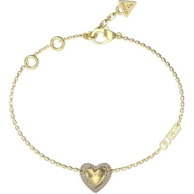 Guess Armschmuck, - Romantic gold-plated bracelet Beloved JUBB05022JWYGS, (14.60 cm, Edelstahl) Guess Armschmuck, - Romantic gold-plated bracelet Beloved JUBB05022JWYGS, (14.60 cm, Edelstahl)