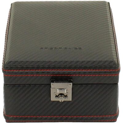 Friedrich, Uhrenbox + Schmuckaufbewahrung, Carbon, Schwarz, Grau Friedrich, Uhrenbox + Schmuckaufbewahrung, Carbon, Schwarz, Grau