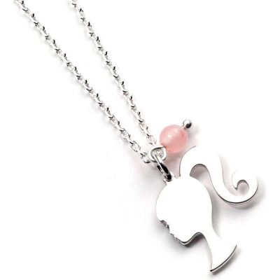 Carat, Halsschmuck, Barbie Halskette & Anhänger Silhouette & Quartz Bead (Sterling Silber), (Sterling Silber, 45 cm) Carat, Halsschmuck, Barbie Halskette & Anhänger Silhouette & Quartz Bead (Sterling Silber), (Sterling Silber, 45 cm)