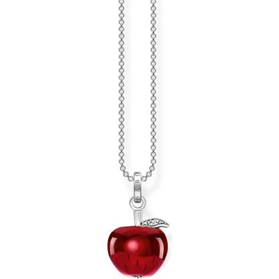 Thomas Sabo, Halsschmuck, Halskette Apfel Rot, (Emaille, Silber 925, 40 - 45 cm) Thomas Sabo, Halsschmuck, Halskette Apfel Rot, (Emaille, Silber 925, 40 - 45 cm)