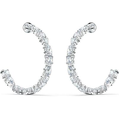 Swarovski, Ohrringe, Tennis Deluxe Mixed Hoop Ohrringe, (Swarovski Metall) Swarovski, Ohrringe, Tennis Deluxe Mixed Hoop Ohrringe, (Swarovski Metall)