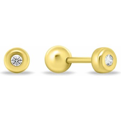 Brilio, Ohrringe, Silver - Cute Silver Unicorn Earrings with Cubic Zirconia EA1109WRBW Brilio, Ohrringe, Silver - Cute Silver Unicorn Earrings with Cubic Zirconia EA1109WRBW