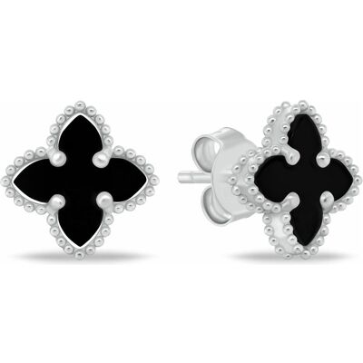 Brilio, Ohrringe, Silver - Stylish flower earrings made of silver EA1156WBC Brilio, Ohrringe, Silver - Stylish flower earrings made of silver EA1156WBC