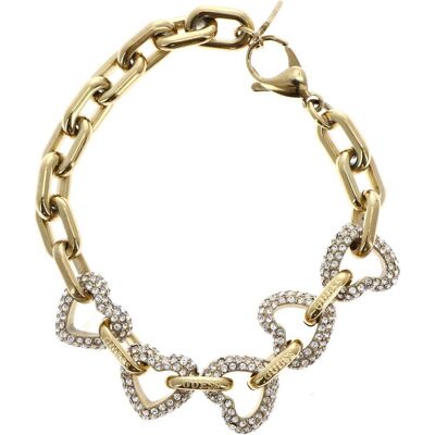 Guess Armschmuck, Beloved Multi Pave Hearts Bracelet, (Edelstahl) Guess Armschmuck, Beloved Multi Pave Hearts Bracelet, (Edelstahl)