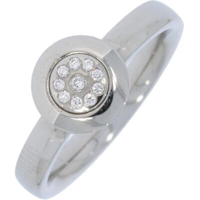 Xen, Ring, Ring mit 10 Brillanten 0,055 ct. TW/SI pol., (50) Xen, Ring, Ring mit 10 Brillanten 0,055 ct. TW/SI pol., (50)