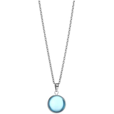 Bering Halsschmuck, Artic Symphony Blue Crystal Decent Steel Necklace 430-18-450, (Edelstahl) Bering Halsschmuck, Artic Symphony Blue Crystal Decent Steel Necklace 430-18-450, (Edelstahl)