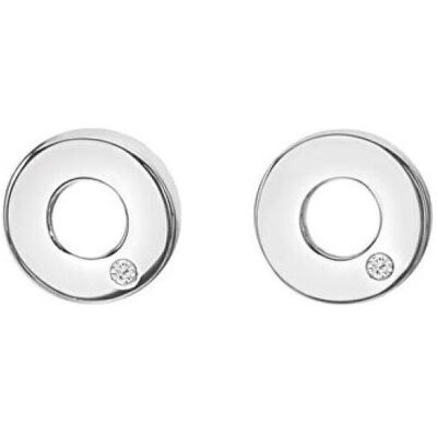 Hot Diamonds, Ohrringe, Minimalist silver earrings with diamonds Diamond Amulets DE709, (Silber) Hot Diamonds, Ohrringe, Minimalist silver earrings with diamonds Diamond Amulets DE709, (Silber)