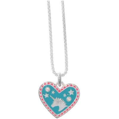 Thomas Sabo, Halsschmuck, Kette und Anhänger Herz mit Einhorn SCKE150209, (925 Sterling Silber) Thomas Sabo, Halsschmuck, Kette und Anhänger Herz mit Einhorn SCKE150209, (925 Sterling Silber)