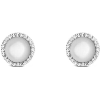Daniel Wellington, Ohrringe, Elegant Stud Earrings With Mother-Of-Pearl And Crystals Audrey Dw00401417, (Metall) Daniel Wellington, Ohrringe, Elegant Stud Earrings With Mother-Of-Pearl And Crystals Audrey Dw00401417, (Metall)