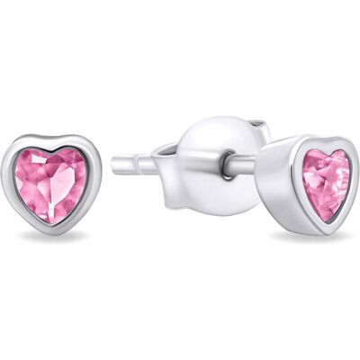 Brilio, Ohrringe, Silver - Delicate silver earrings with zircons Hearts EA599WP, (Silber) Brilio, Ohrringe, Silver - Delicate silver earrings with zircons Hearts EA599WP, (Silber)
