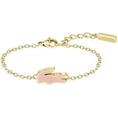 Lacoste, Armschmuck, - Adorable gold-plated steel bracelet Cutie Croc 2040530, (Stahl) Lacoste, Armschmuck, - Adorable gold-plated steel bracelet Cutie Croc 2040530, (Stahl)