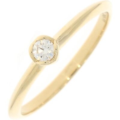 Xen, Ring, ONE Ring mit Diamant 0,11 ct. 585 Gelbgold, (54) Xen, Ring, ONE Ring mit Diamant 0,11 ct. 585 Gelbgold, (54)