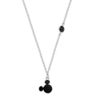 Disney Halsschmuck, Halskette Mickey Mouse, 925 Sterling Silber, (Sterling Silber, 35 - 40.5 cm) Disney Halsschmuck, Halskette Mickey Mouse, 925 Sterling Silber, (Sterling Silber, 35 - 40.5 cm)