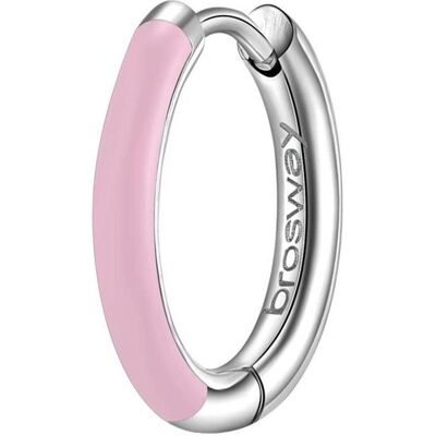 Brosway, Ohrringe, Pink steel single earring Symphonie BYM120, (Stahl) Brosway, Ohrringe, Pink steel single earring Symphonie BYM120, (Stahl)