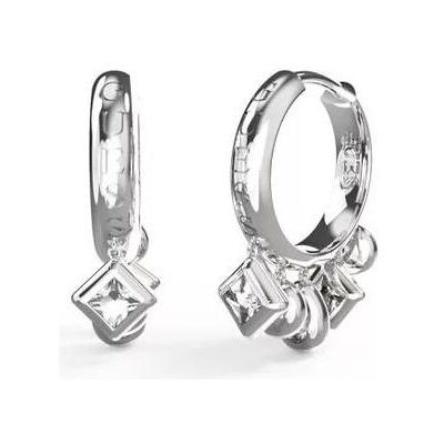 Guess Ohrringe, - Shiny steel earrings with zircons Tiny Dancer JUBE04648JWRHT/U, (Shiny Steel) Guess Ohrringe, - Shiny steel earrings with zircons Tiny Dancer JUBE04648JWRHT/U, (Shiny Steel)