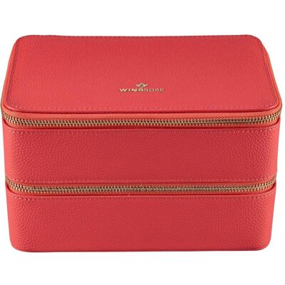 Windrose, Uhrenbox + Schmuckaufbewahrung, Aurora Jewelry Case, Orange Windrose, Uhrenbox + Schmuckaufbewahrung, Aurora Jewelry Case, Orange