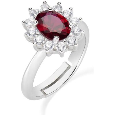 Amen, Ring, Beautiful silver ring with zircons Lady ANLDGBBR - Circuit: 54 mm, (54, 925 Silber) Amen, Ring, Beautiful silver ring with zircons Lady ANLDGBBR - Circuit: 54 mm, (54, 925 Silber)