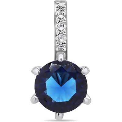 Brilio, Kettenanhänger, Silver - Charming silver pendant with zircons PT60WB, (Silber) Brilio, Kettenanhänger, Silver - Charming silver pendant with zircons PT60WB, (Silber)