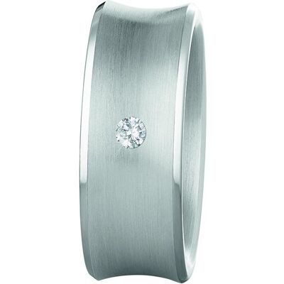 Xen, Ring, Bandring mit Brillant 0,04 ct TW/SI, (53) Xen, Ring, Bandring mit Brillant 0,04 ct TW/SI, (53)