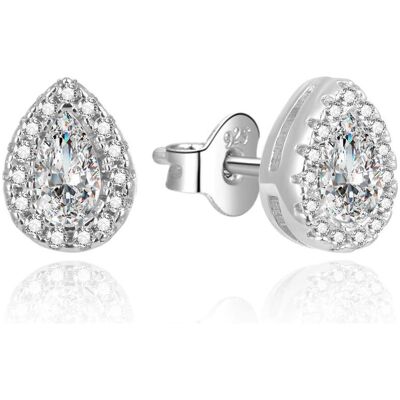 Beneto, Ohrringe, Glittering silver stud earrings AGUP1782L (L) Beneto, Ohrringe, Glittering silver stud earrings AGUP1782L (L)