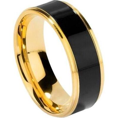Radiant, Ring, Herrenring RH000137-22 22 Schwarz Gold, (22) Radiant, Ring, Herrenring RH000137-22 22 Schwarz Gold, (22)