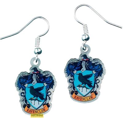 Carat, Ohrringe, HARRY POTTER - Boucles d'oreilles Pendantes - Emblème Serdaigle, (Versilbertes Metall) Carat, Ohrringe, HARRY POTTER - Boucles d'oreilles Pendantes - Emblème Serdaigle, (Versilbertes Metall)