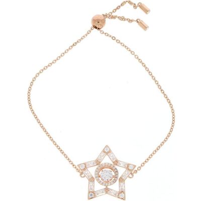 Swarovski, Armschmuck, Armband Stella rosè 5617882, (24 cm, Metall mit Roségoldton-Legierungsschicht) Swarovski, Armschmuck, Armband Stella rosè 5617882, (24 cm, Metall mit Roségoldton-Legierungsschicht)