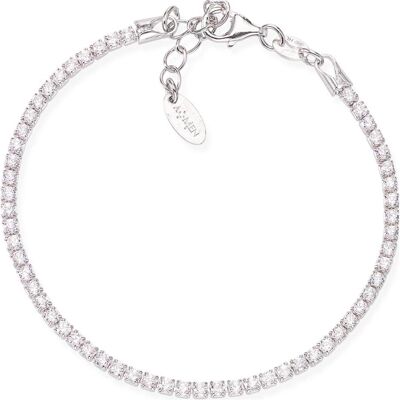 Amen, Armschmuck, Tennis Armband, (16 cm, Silber) Amen, Armschmuck, Tennis Armband, (16 cm, Silber)