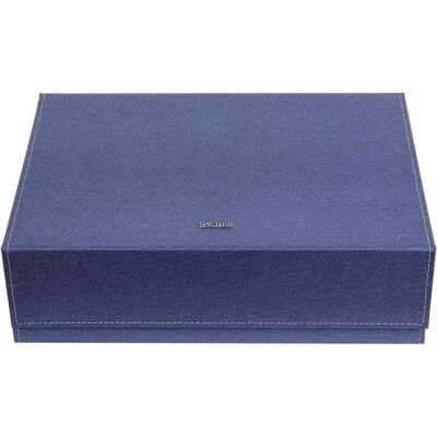 Sacher, Uhrenbox + Schmuckaufbewahrung, 2045.517.231021 - Schmuckbox denim blau, Blau Sacher, Uhrenbox + Schmuckaufbewahrung, 2045.517.231021 - Schmuckbox denim blau, Blau