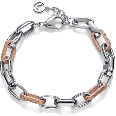 Viceroy, Armschmuck, Elegant steel bicolor bracelet Chic 75286P01010 (L), (Stahl) Viceroy, Armschmuck, Elegant steel bicolor bracelet Chic 75286P01010 (L), (Stahl)