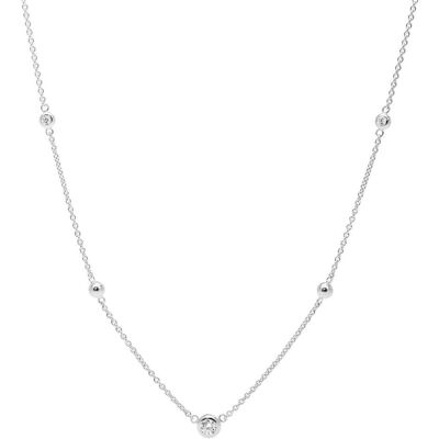 Fossil Halsschmuck, Sterling Silver, (925 Silber, 45 cm) Fossil Halsschmuck, Sterling Silver, (925 Silber, 45 cm)