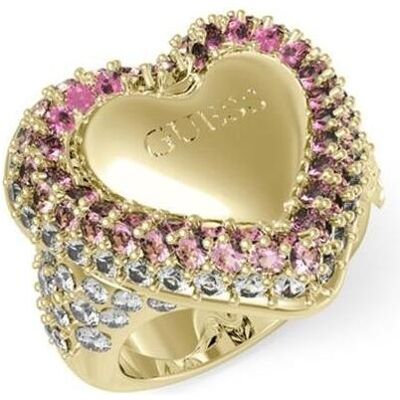 Guess Ring, Damenring JUBR05009JWYGPK58 18 Gold, (18) Guess Ring, Damenring JUBR05009JWYGPK58 18 Gold, (18)
