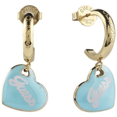 Guess Ohrringe, Jewellery JUBE05151JWYGTQT-U Goudkleurig - Blauw Guess Ohrringe, Jewellery JUBE05151JWYGTQT-U Goudkleurig - Blauw