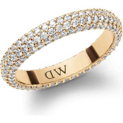Daniel Wellington, Ring, Sparkling Gold Plated Pavà Crystal Ring DW0040064 - Circuit: 56mm, (56) Daniel Wellington, Ring, Sparkling Gold Plated Pavà Crystal Ring DW0040064 - Circuit: 56mm, (56)