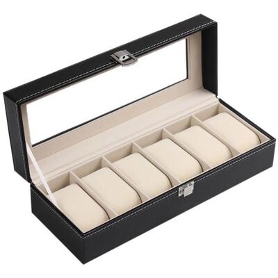 JTI, Uhrenbox + Schmuckaufbewahrung, Uhrenbox, Transparent JTI, Uhrenbox + Schmuckaufbewahrung, Uhrenbox, Transparent