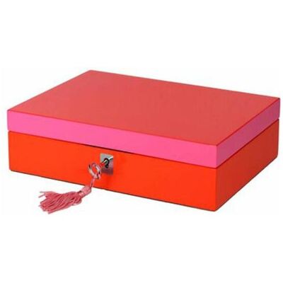 Giftcompany, Uhrenbox + Schmuckaufbewahrung, Tang S, Flach, Rot / Pink, Rot, Pink Giftcompany, Uhrenbox + Schmuckaufbewahrung, Tang S, Flach, Rot / Pink, Rot, Pink