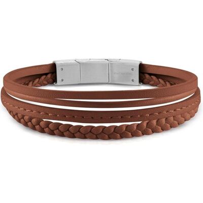 Guess Armschmuck, Dark brown Malibu leather bracelet JUMB01345JWSTCGT / U (M), (25 cm, Leder) Guess Armschmuck, Dark brown Malibu leather bracelet JUMB01345JWSTCGT / U (M), (25 cm, Leder)