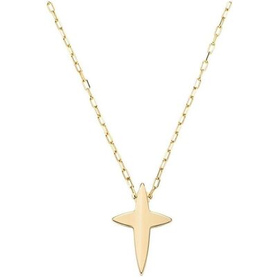 Amen, Halsschmuck, Pointed Cross Halskette, (Silber 925, 40 - 44 cm) Amen, Halsschmuck, Pointed Cross Halskette, (Silber 925, 40 - 44 cm)