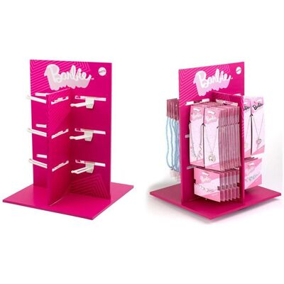 Uhrenbox + Schmuckaufbewahrung, Espositore da Banco Bijoux Barbie da 86pz Uhrenbox + Schmuckaufbewahrung, Espositore da Banco Bijoux Barbie da 86pz